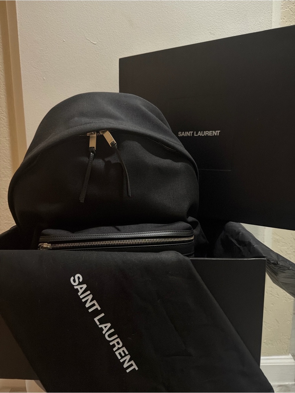 Saint Laurent City Backpack